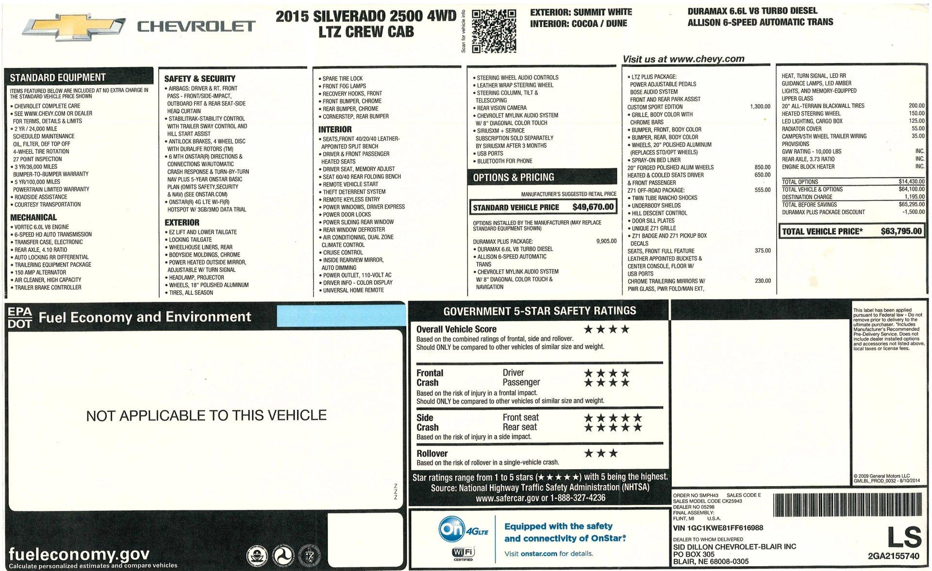 2015 Chevrolet Silverado 2