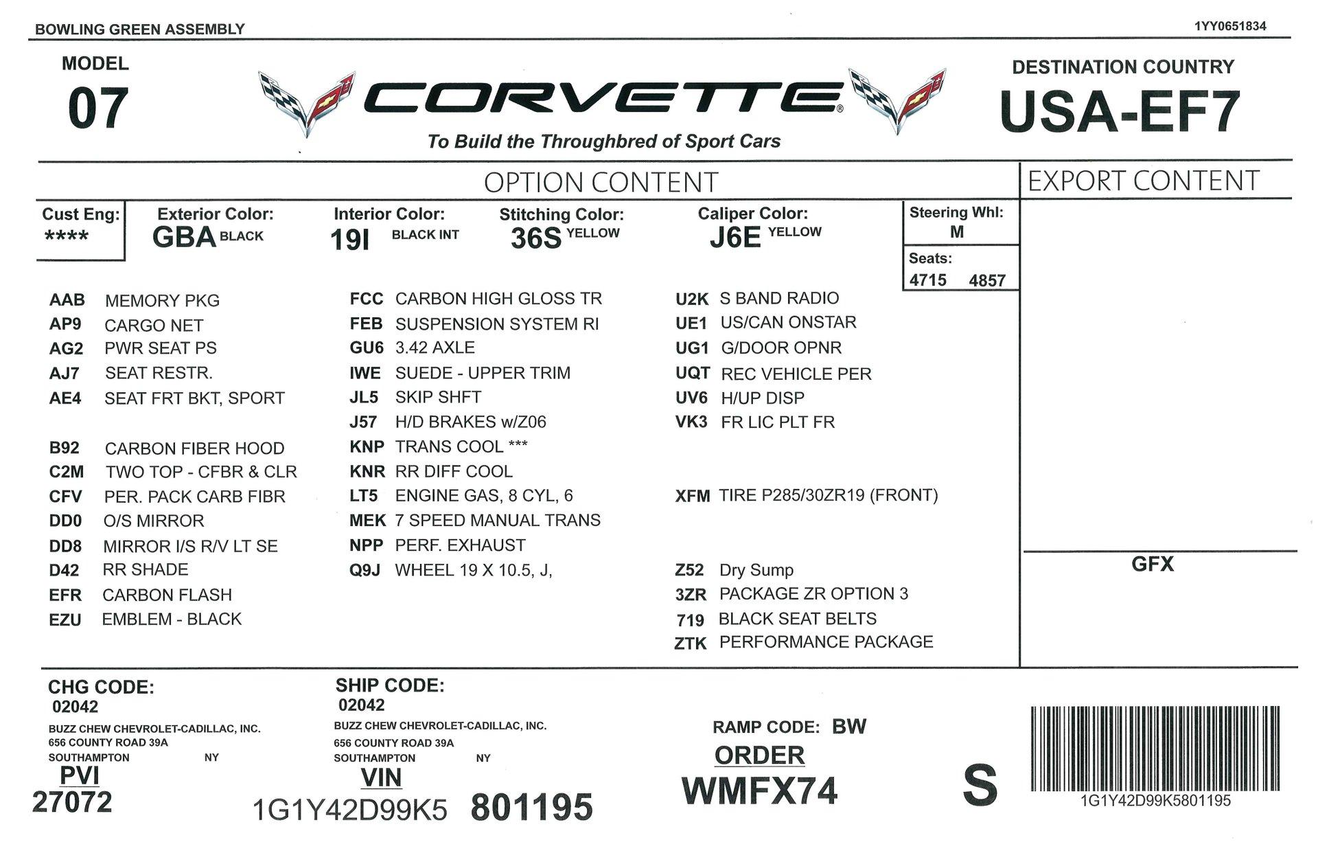 2019 Chevrolet Corvette 9