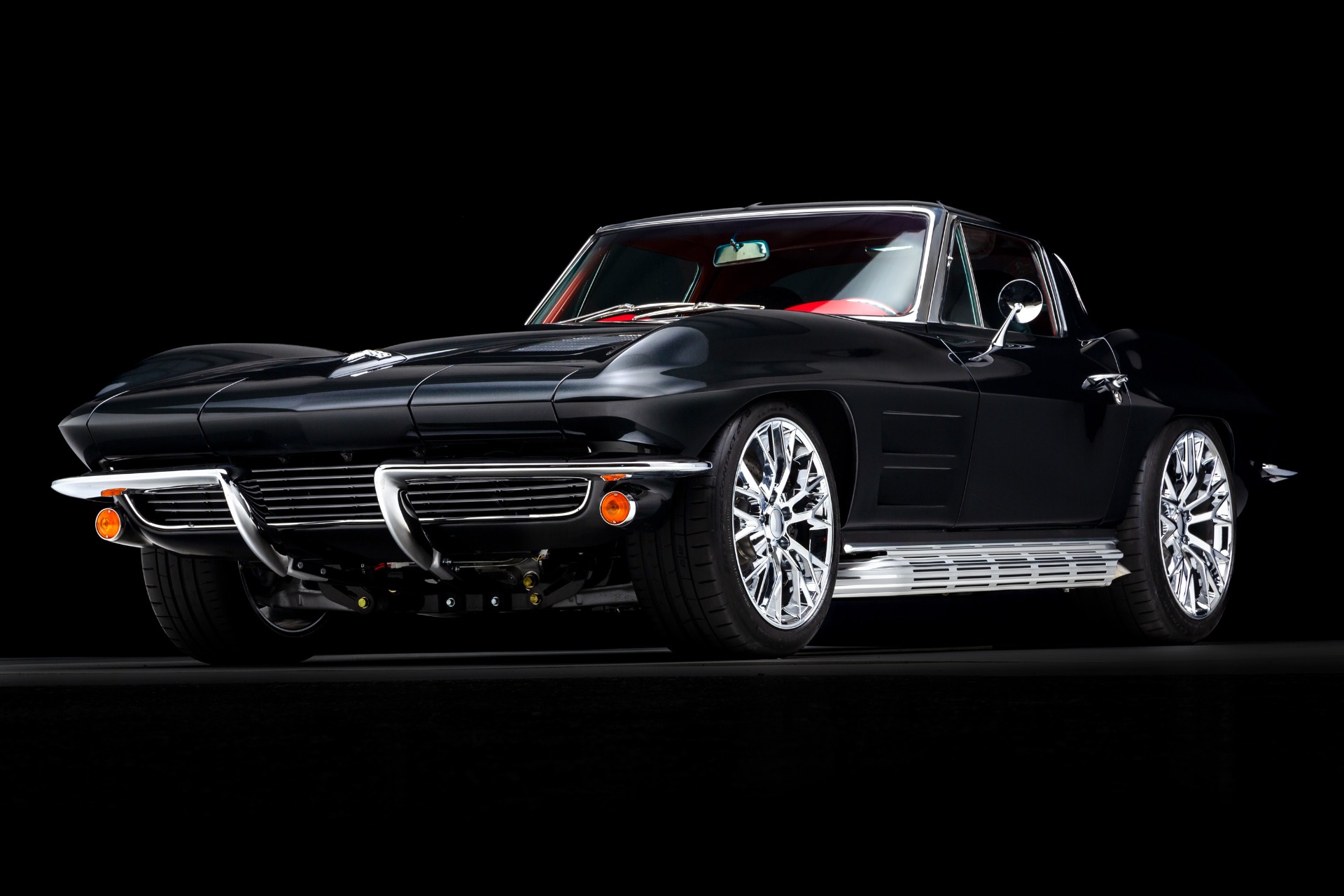 1963 Split Window Corvette Restomod Pin By Don Harrison On 1963
