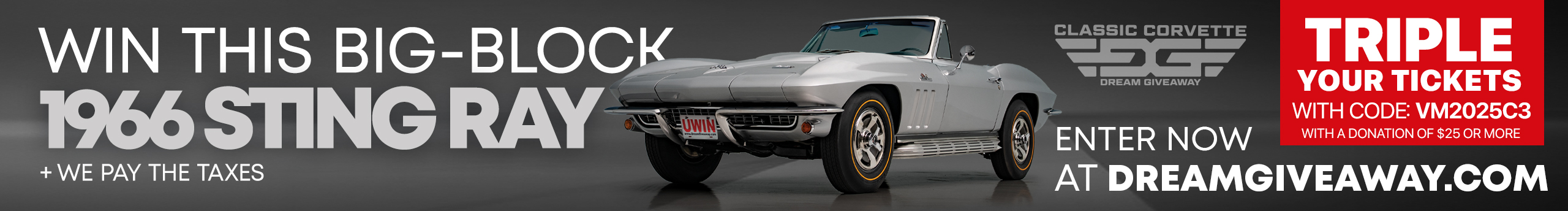 Classic Corvette Giveaway