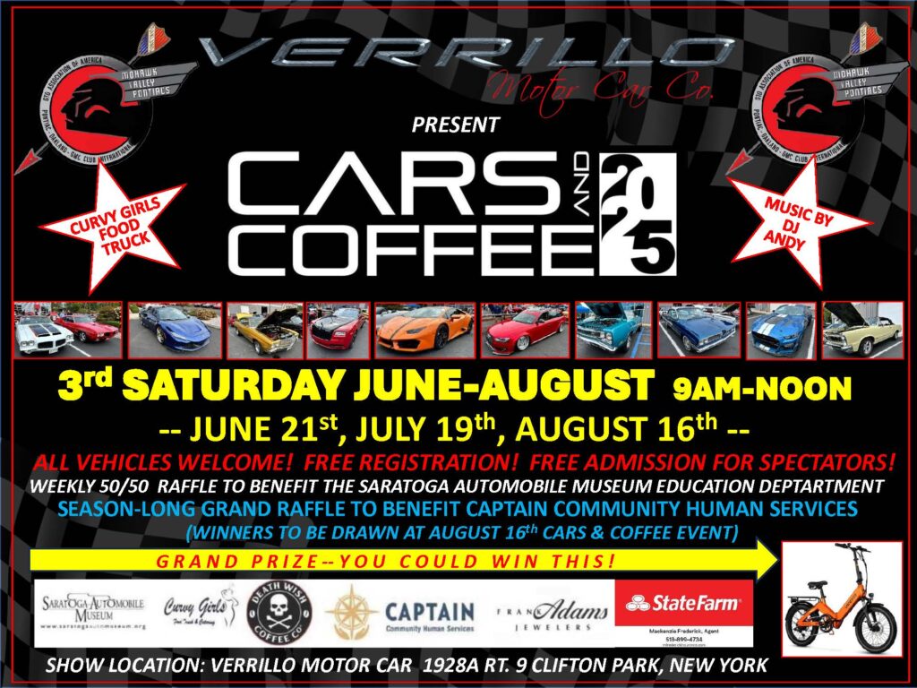Join VMCC for Cars & Coffee This Saturday, June 21st!