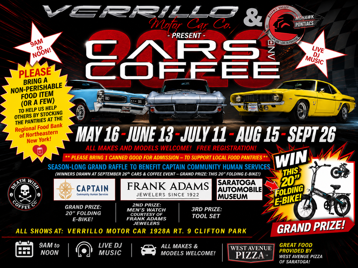 Cars and Coffee Poster 2026